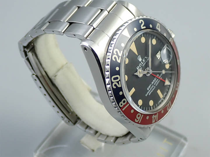ロレックス GMTマスター Ref.1675 ステンレススチール ブラック文字盤 オイスターブレスレット