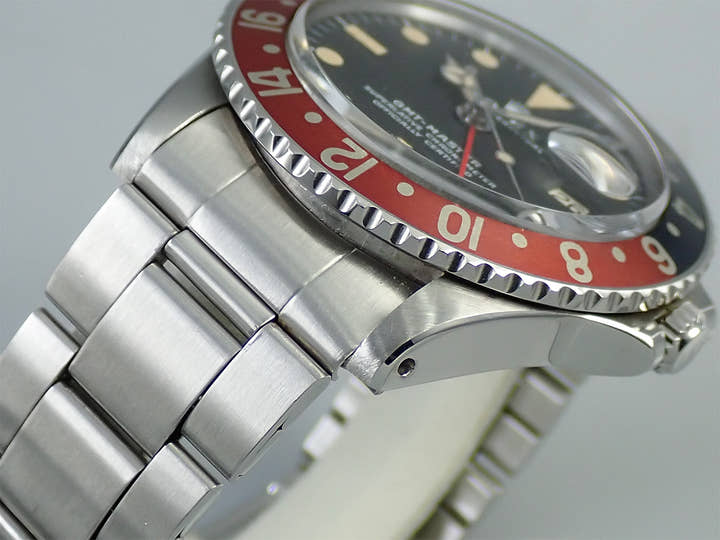ロレックス GMTマスター Ref.1675 ステンレススチール ブラック文字盤 オイスターブレスレット