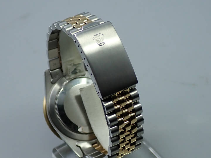 ロレックス GMTマスター Ref.16753 ステンレススチール/イエローゴールド ブラウン文字盤 ジュビリーブレスレット 中古 F4398403
