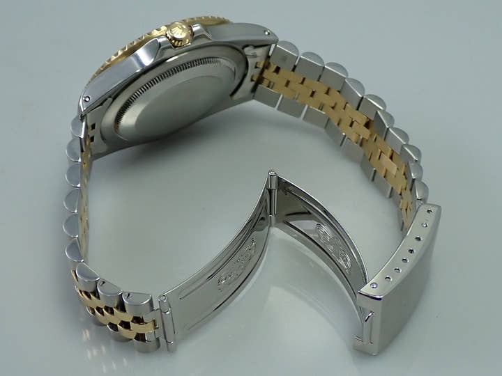 ロレックス GMTマスター Ref.16753 ステンレススチール/イエローゴールド ブラウン文字盤 ジュビリーブレスレット 中古 F4398403