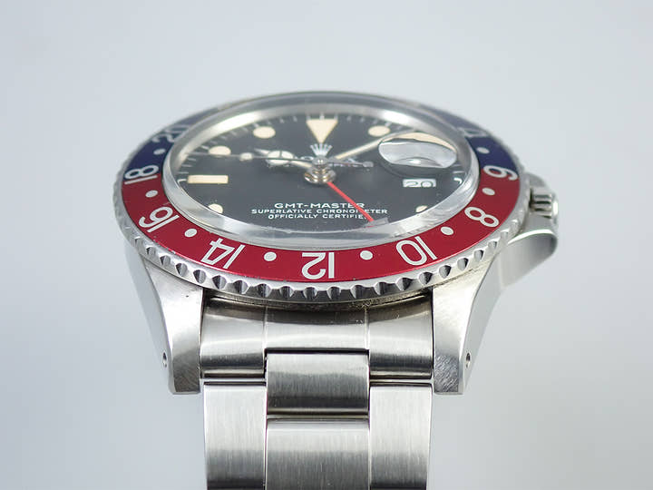 ロレックス GMTマスター Ref.1675 ステンレススチール ブラック文字盤 オイスターブレスレット