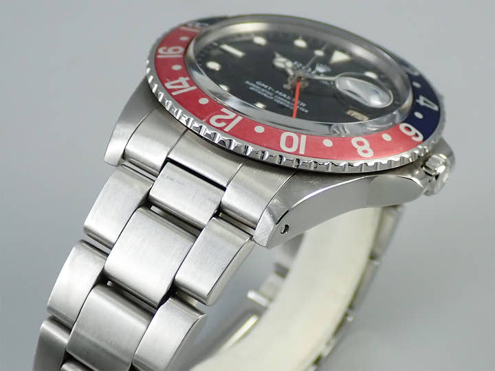 ロレックス GMTマスター Ref.16750 ステンレススチール ブラック文字盤 中古 15V6RWAP