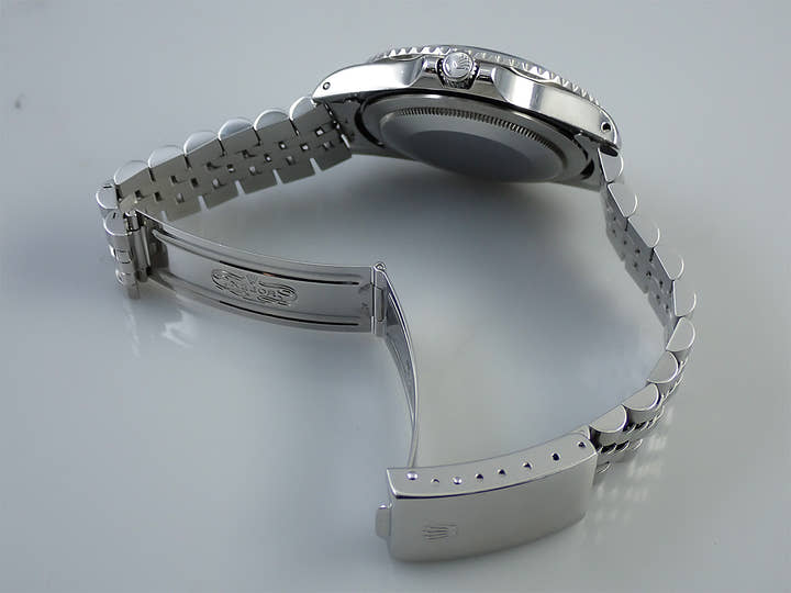 ロレックス GMTマスター Ref.1675 ステンレススチール ブラック文字盤 ジュビリーブレスレット 中古 90USKJJY