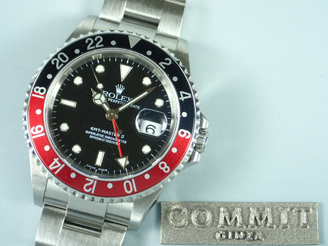 Rolex GMT Master II Red and Black Bezel Y Series