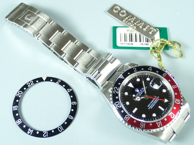 Rolex GMT Master II Red and Black Bezel Y Series