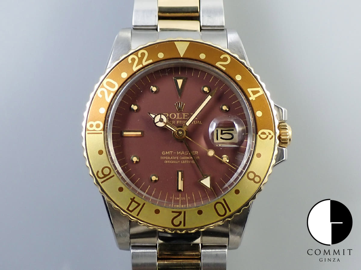 ロレックス GMTマスター Ref.1675/3 ブラウン文字盤 中古 0ZUS9HYA