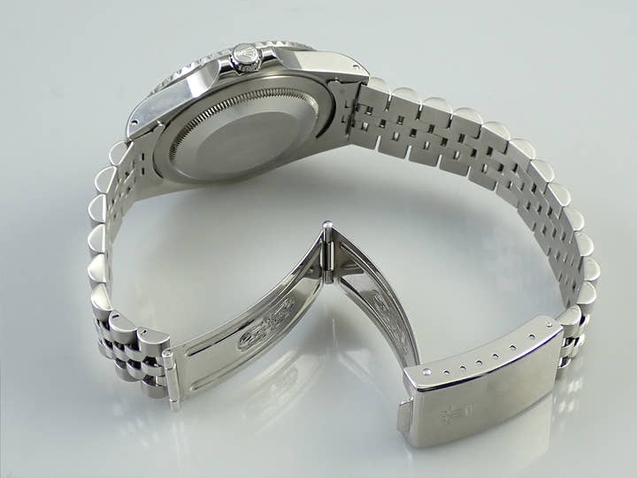 ロレックス GMTマスター Ref.16750 ステンレススチール ブラック文字盤 ジュビリーブレスレット 中古 HXF9TTAU