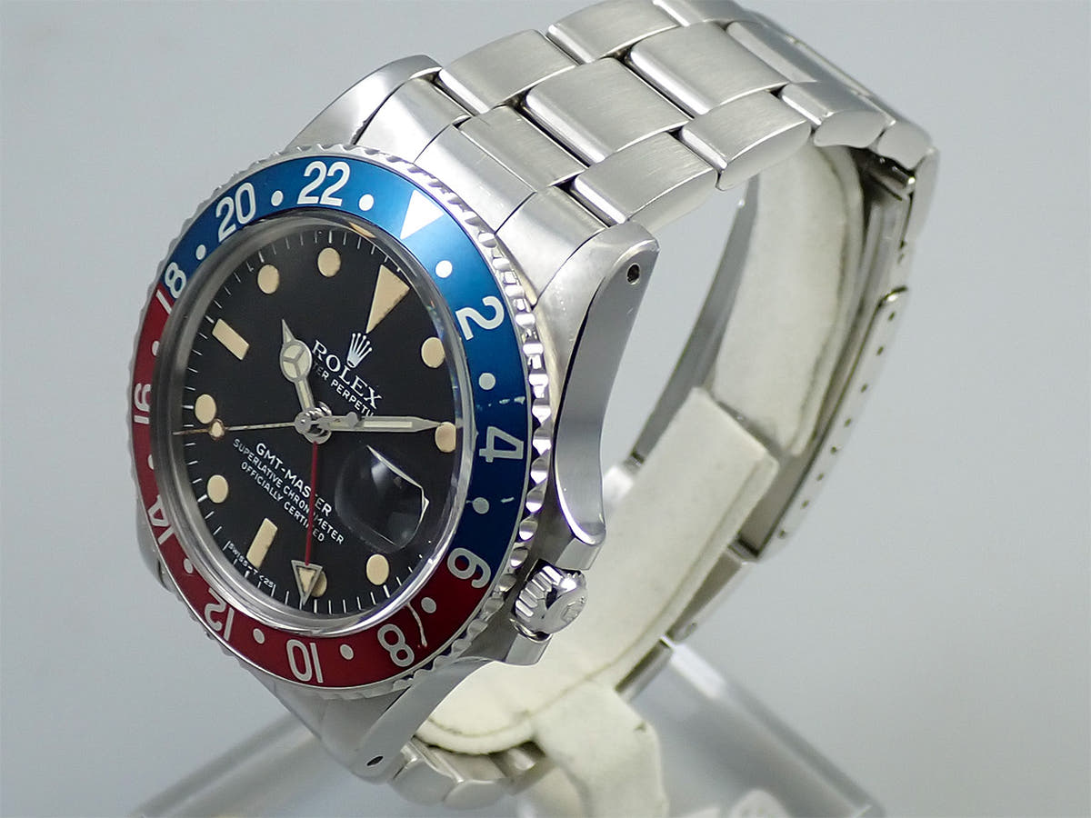 ロレックス GMTマスター Ref.1675 ブラック文字盤 中古 UU1PS9R6