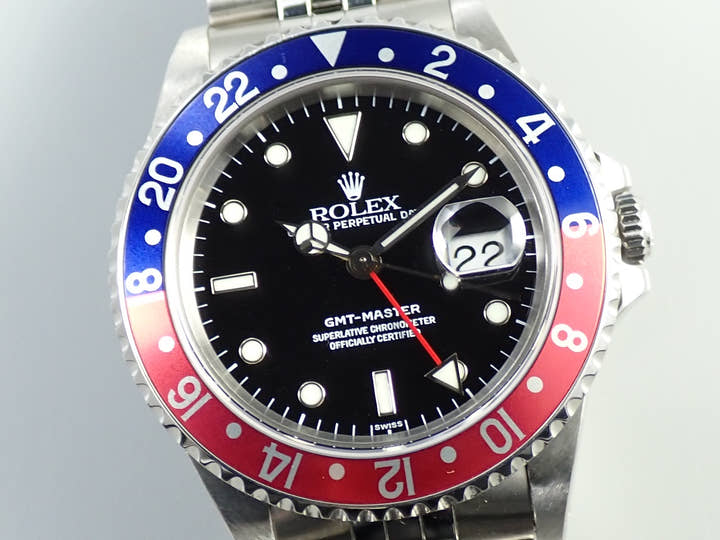 ロレックス GMTマスター Ref.16700 ステンレススチール ブラック文字盤 ジュビリーブレスレット 中古 M9WUY3K5