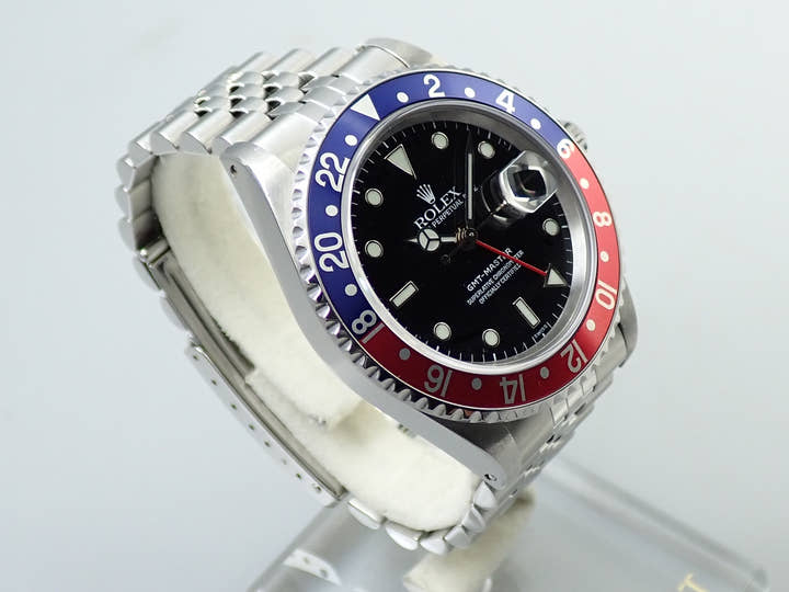 ロレックス GMTマスター Ref.16700 ステンレススチール ブラック文字盤 ジュビリーブレスレット 中古 M9WUY3K5