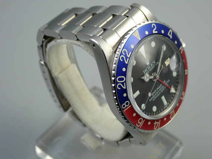ロレックス GMTマスター Ref.1675 ステンレススチール ブラック文字盤 オイスターブレスレット
