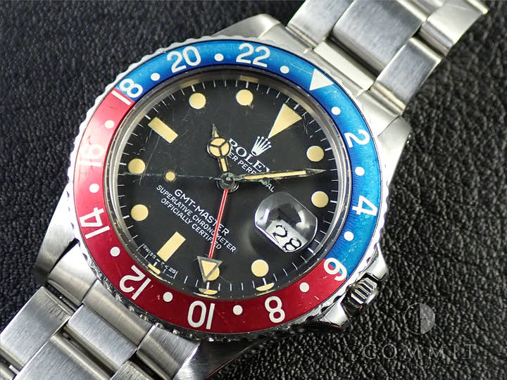 ロレックス GMTマスター Ref.16750 ブラック文字盤 中古 05138SK0