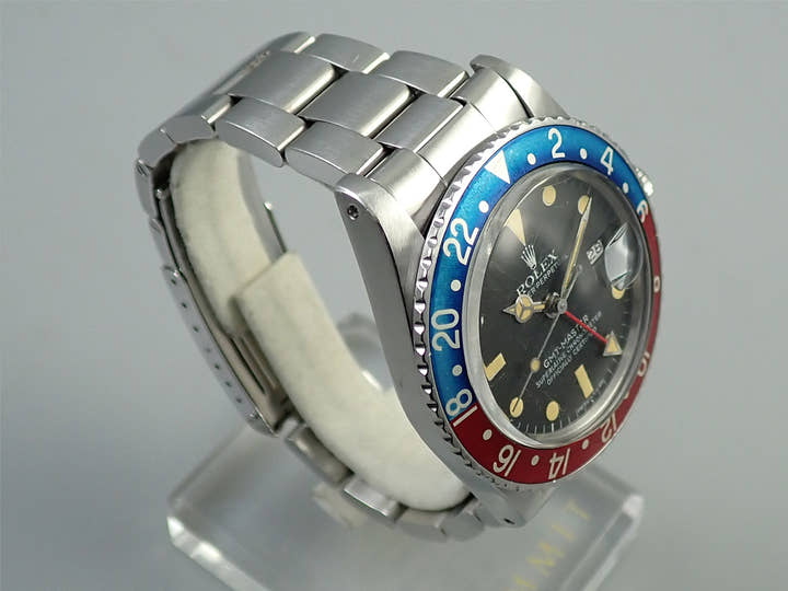 ロレックス GMTマスター Ref.16750 ブラック文字盤 中古 05138SK0