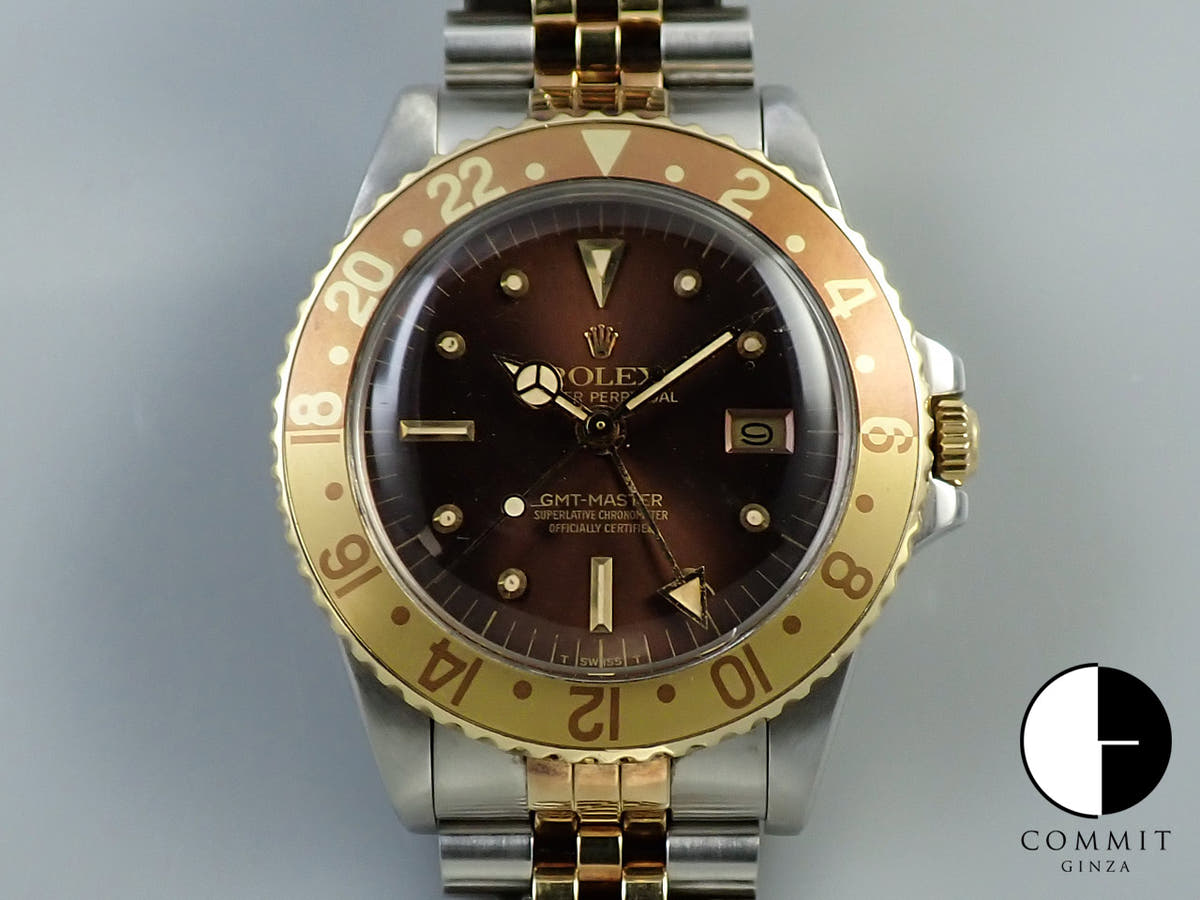ロレックス GMTマスター Ref.1675/3 ブラウン文字盤 中古 803ZWR20