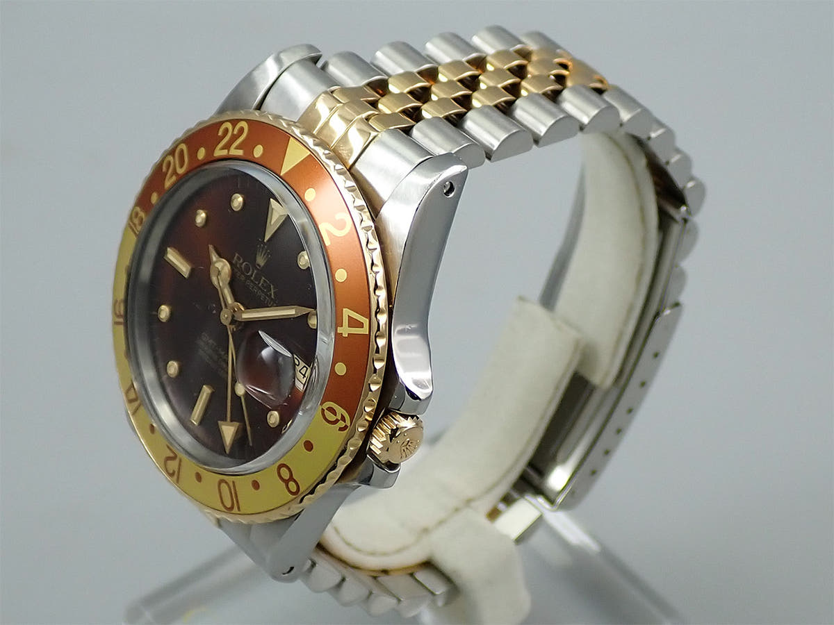 ロレックス GMTマスター Ref.16753 ブラウン文字盤 中古 XCWSXCR7