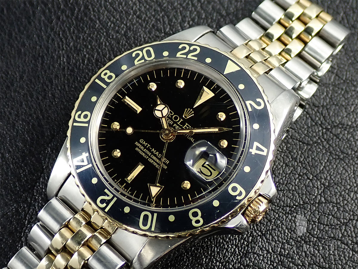 ロレックス GMTマスター Ref.1675/3 ブラック文字盤 中古 9SHJ232J