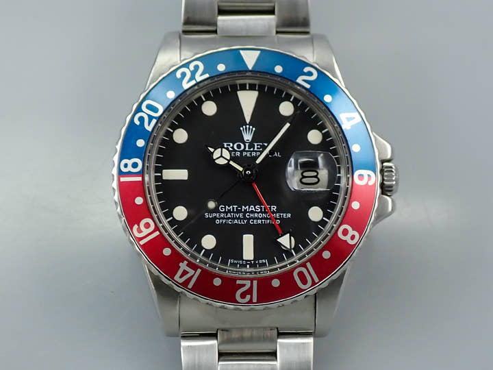 ロレックス GMTマスター Ref.1675 ブラック文字盤 中古 4JRWSPJH