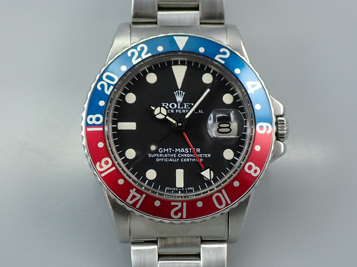 ロレックス GMTマスター Ref.1675 ブラック文字盤 中古 4JRWSPJH