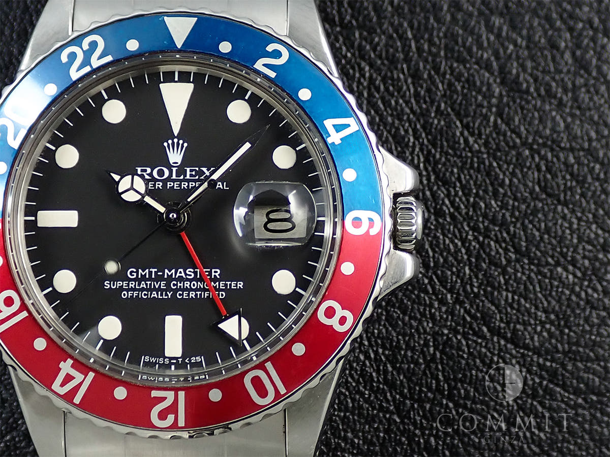 ロレックス GMTマスター Ref.1675 ブラック文字盤 中古 4JRWSPJH