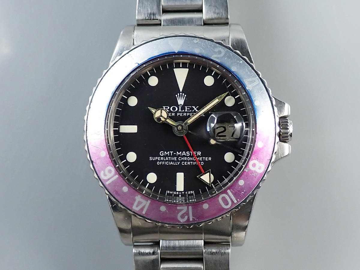 ロレックス GMTマスター Ref.1675 ブラック文字盤 中古 A3J471MW