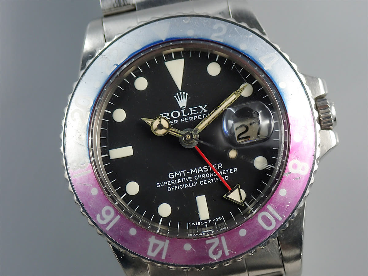 ロレックス GMTマスター Ref.1675 ブラック文字盤 中古 A3J471MW