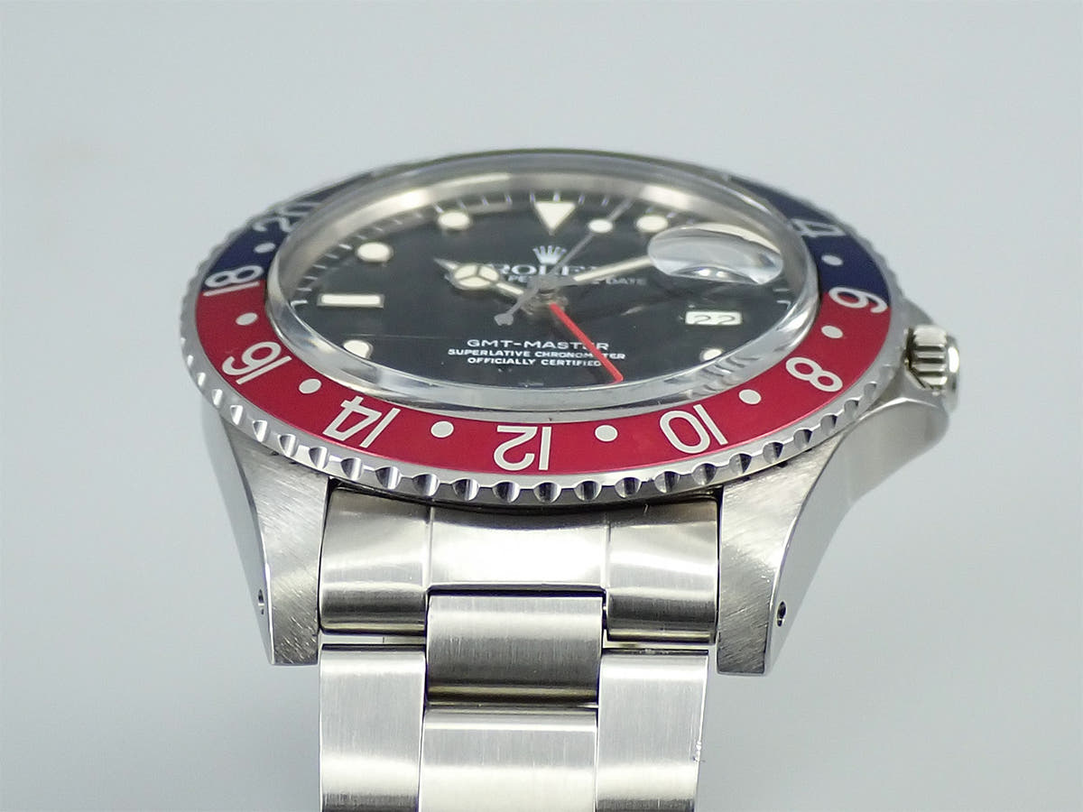 ロレックス GMTマスター Ref.16750 ブラック文字盤 中古 M4T96WT0