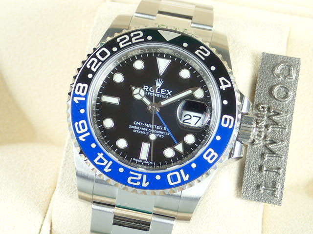 ロレックス GMTマスターII Ref.116710BLNR ブラック文字盤 未使用 gmt-master-29 オイスターブレスレット