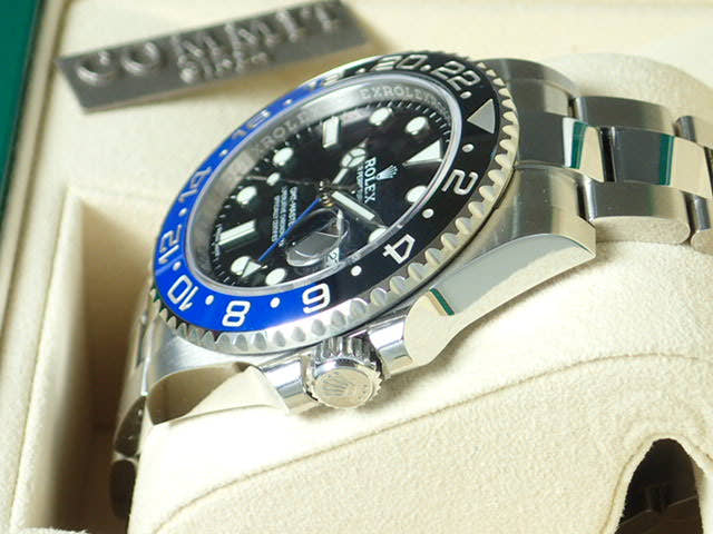 ロレックス GMTマスターII Ref.116710BLNR ブラック文字盤 未使用 gmt-master-29 オイスターブレスレット