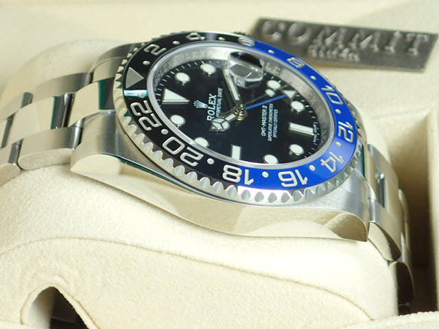 ロレックス GMTマスターII Ref.116710BLNR ブラック文字盤 未使用 gmt-master-29 オイスターブレスレット