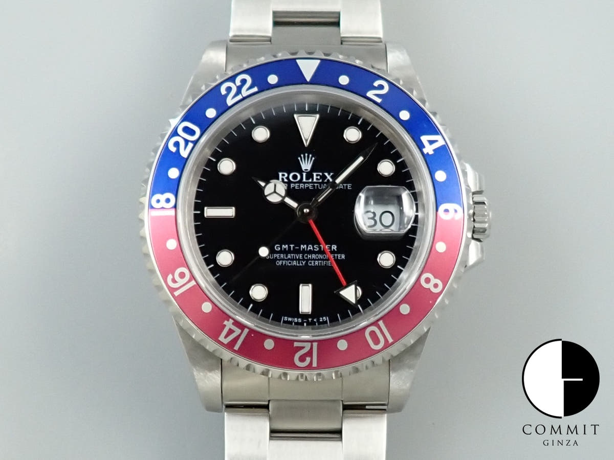 ロレックス GMTマスター Ref.16700 ステンレススチール ブラック文字盤 オイスターブレスレット