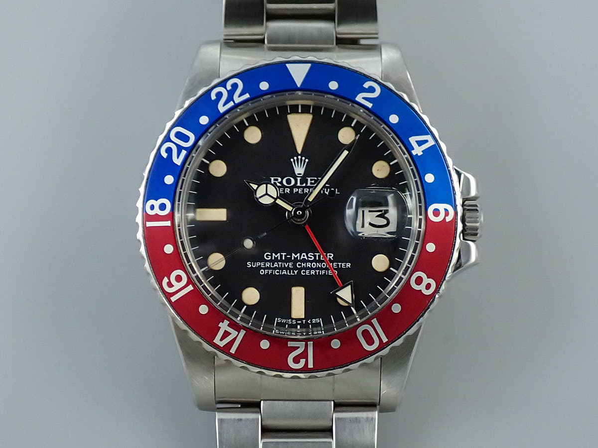 ロレックス GMTマスター Ref.1675 ブラック文字盤 中古 MCM71901