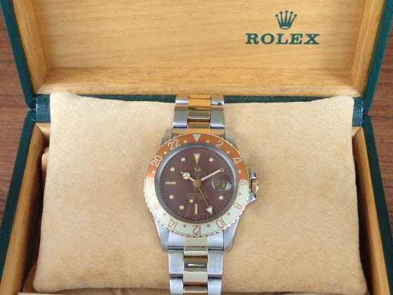 Rolex GMT Master Combination Model with Barnacle Dial Ref.1675