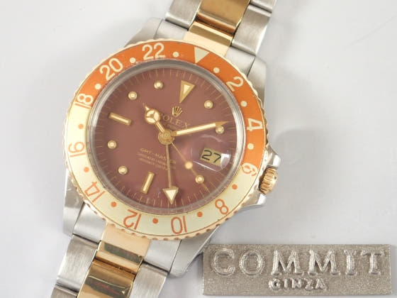 ロレックス GMTマスター Ref.1675 ブラウンマット文字盤 中古 gmt-master-2 オイスターブレスレット