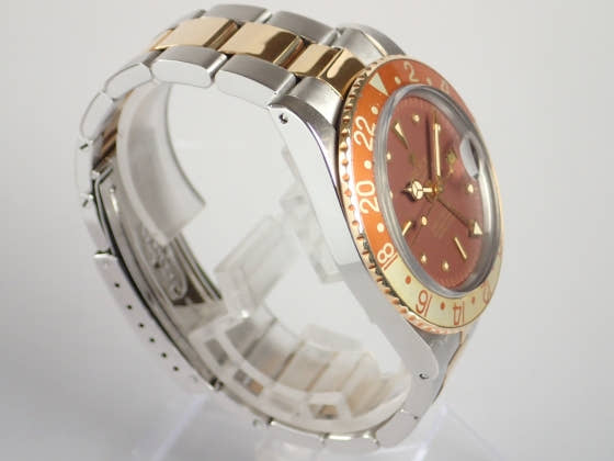 ロレックス GMTマスター Ref.1675 ブラウンマット文字盤 中古 gmt-master-2 オイスターブレスレット
