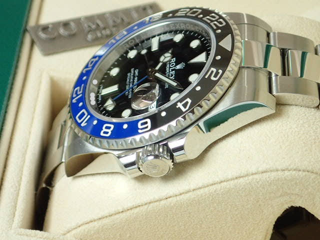 ロレックス GMTマスターII Ref.116710BLNR ブラック文字盤 未使用 gmt-master-39 オイスターブレスレット