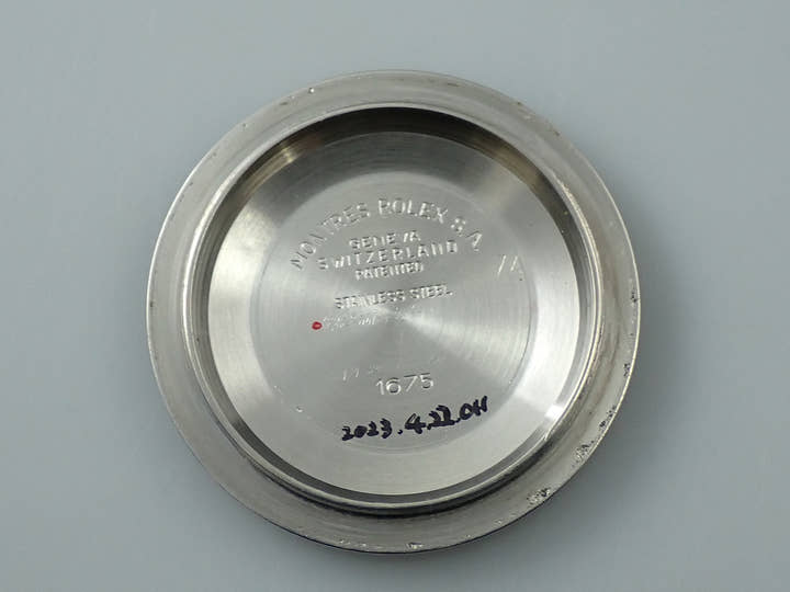 ロレックス GMTマスター Ref.1675 ステンレススチール ブラック文字盤 オイスターブレスレット