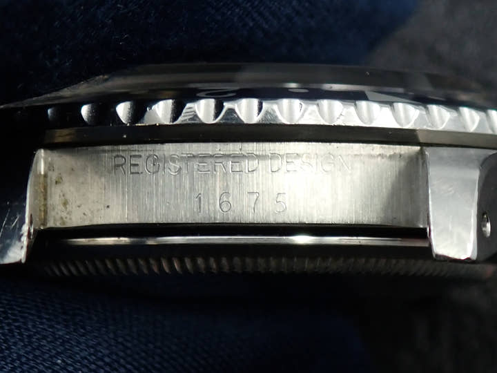 ロレックス GMTマスター Ref.1675 ステンレススチール ブラック文字盤 オイスターブレスレット