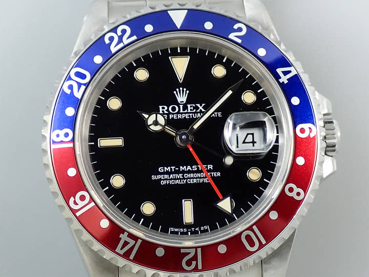 ロレックス GMTマスター Ref.16700 ステンレススチール ブラック文字盤 オイスターブレスレット