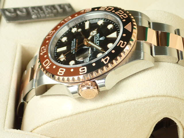 ロレックス GMTマスターII Ref.126711CHNR ブラック文字盤 未使用 gmt-master-31 オイスターブレスレット オイスターブレスレット
