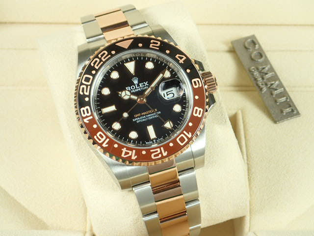 ロレックス GMTマスターII Ref.126711CHNR ブラック文字盤 未使用 gmt-master-31 オイスターブレスレット オイスターブレスレット