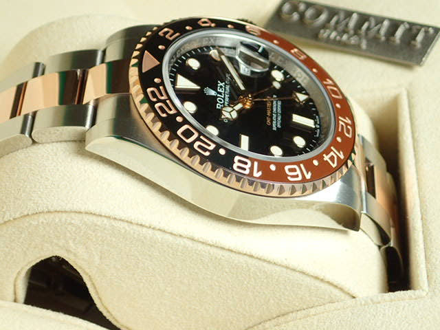 ロレックス GMTマスターII Ref.126711CHNR ブラック文字盤 未使用 gmt-master-31 オイスターブレスレット オイスターブレスレット