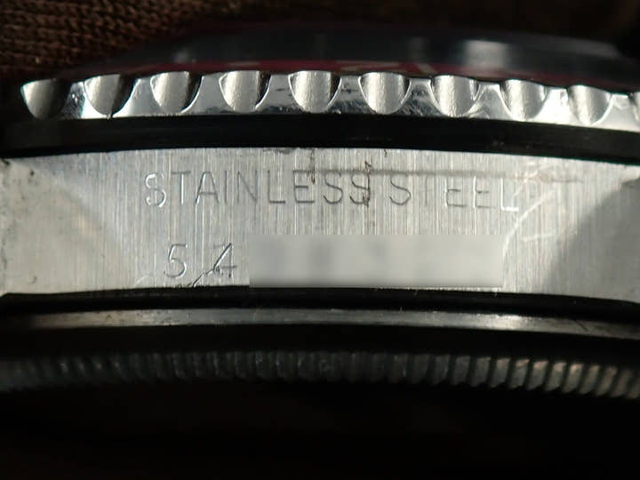 ロレックス GMTマスター Ref.1675 ステンレススチール ブラック文字盤　オイスターブレスレット