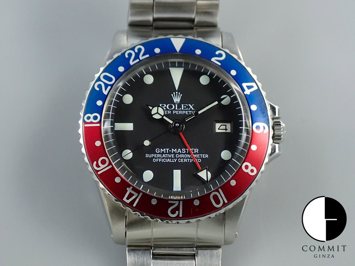 Rolex GMT Master Ref.1675 Black Dial Used URR5X5XJ