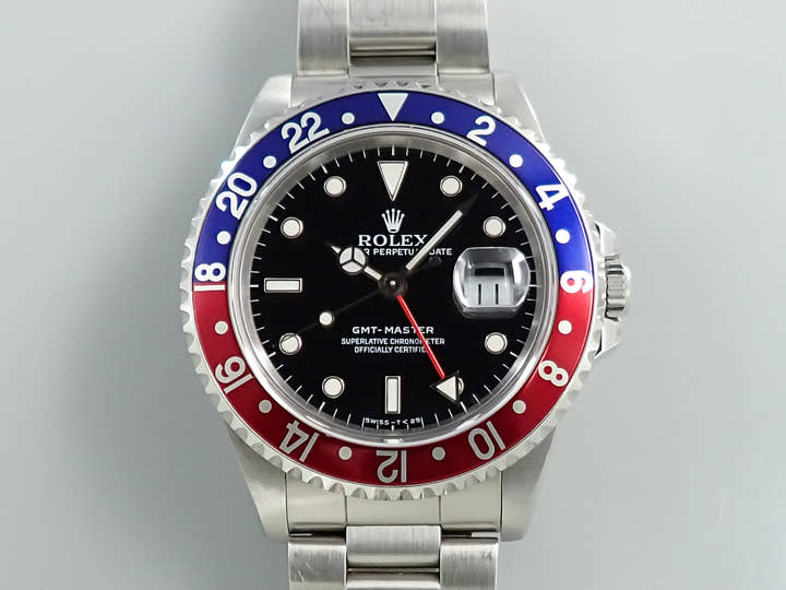 ロレックス GMTマスター Ref.16700 ステンレススチール ブラック文字盤 オイスターブレスレット