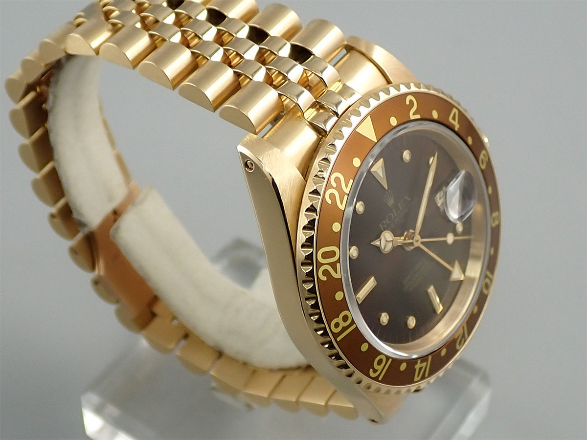 ロレックス GMTマスター Ref.16758 ブラウン文字盤 中古 YVKH1SFF