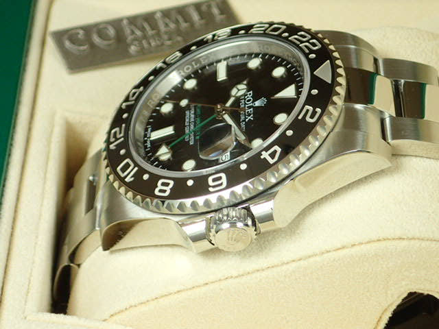 ロレックス GMTマスターII Ref.116710LN ブラック文字盤 未使用 gmt-master-32 オイスターブレスレット