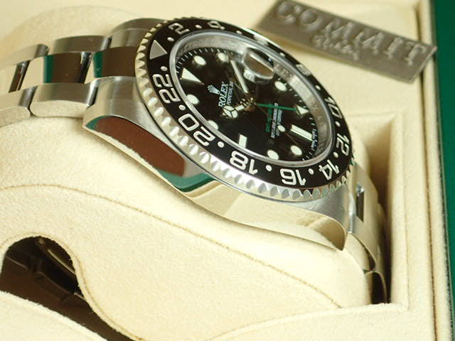 ロレックス GMTマスターII Ref.116710LN ブラック文字盤 未使用 gmt-master-32 オイスターブレスレット