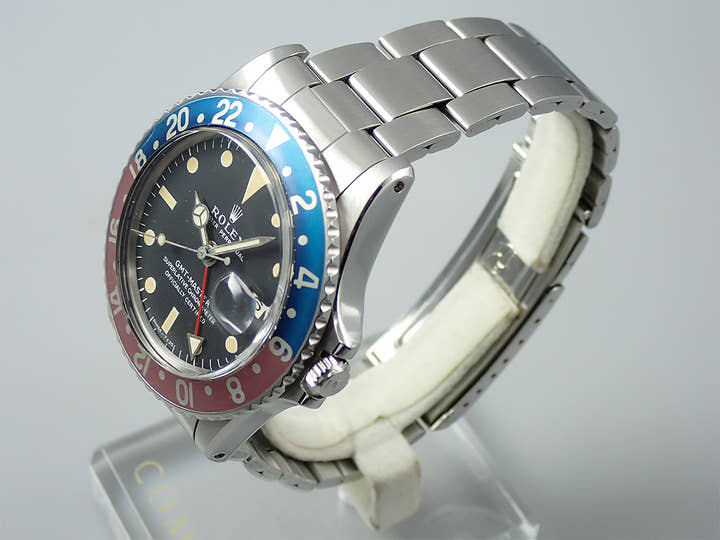 ロレックス GMTマスター Ref.1675 ブラック文字盤 中古 P1CTVYVA