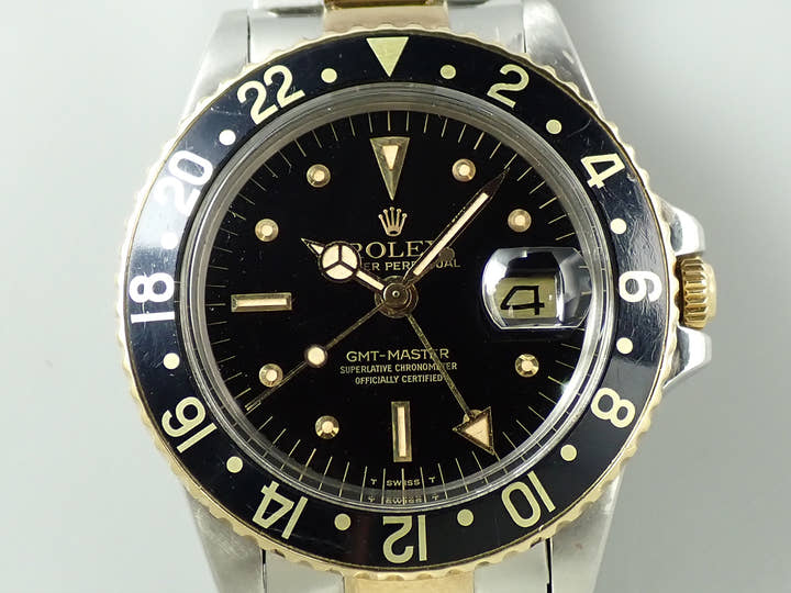 ロレックス GMTマスター Ref.1675/3 ブラック文字盤 中古 YPA3WRWA