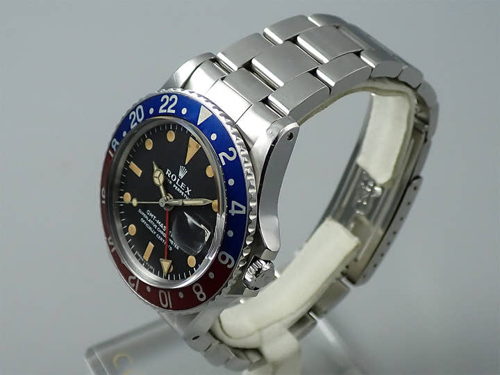 ロレックス GMTマスター Ref.1675 ブラック文字盤 中古 1XJW2389